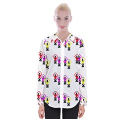 Ballet Plie Dance Ballerina Womens Long Sleeve Shirt