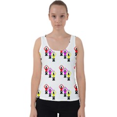 Ballet Plie Dance Ballerina Velvet Tank Top by HermanTelo