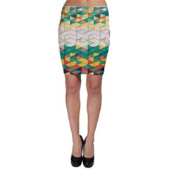 Background Triangle Bodycon Skirt by HermanTelo