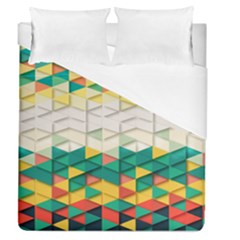 Background Triangle Duvet Cover (queen Size)