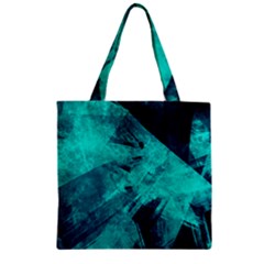 Background Texture Zipper Grocery Tote Bag by HermanTelo