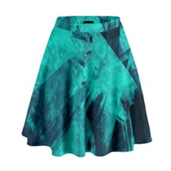 Background Texture High Waist Skirt