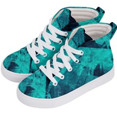 Background Texture Kids  Hi-top Skate Sneakers by HermanTelo