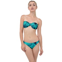 Background Texture Classic Bandeau Bikini Set