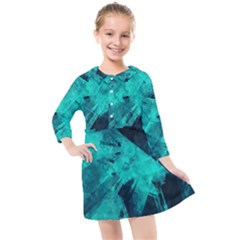 Background Texture Kids  Quarter Sleeve Shirt Dress