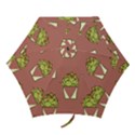 Cactus Pattern Background Texture Mini Folding Umbrellas View1