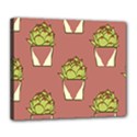 Cactus Pattern Background Texture Deluxe Canvas 24  x 20  (Stretched) View1