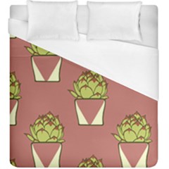 Cactus Pattern Background Texture Duvet Cover (king Size)