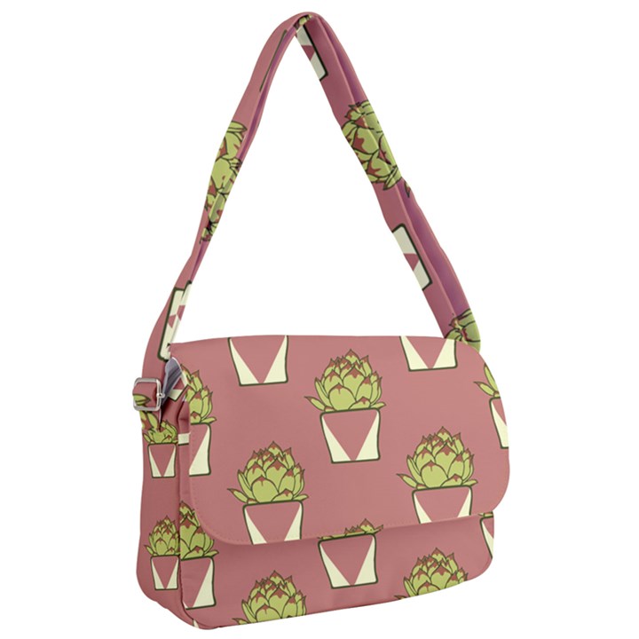 Cactus Pattern Background Texture Courier Bag