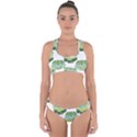 Cactus Pattern Cross Back Hipster Bikini Set View1