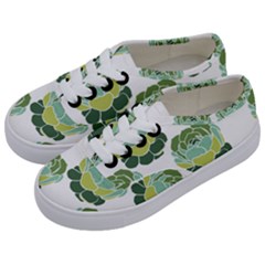 Cactus Pattern Kids  Classic Low Top Sneakers by HermanTelo