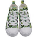 Cactus Pattern Kids  Mid-Top Canvas Sneakers View1