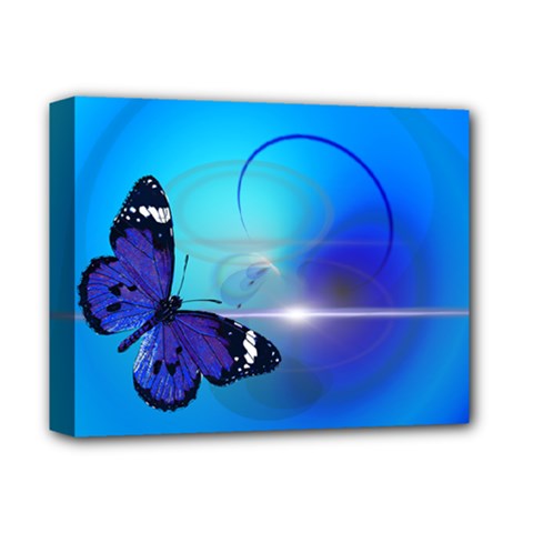 Butterfly Animal Insect Deluxe Canvas 14  X 11  (stretched) by HermanTelo