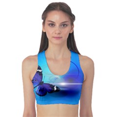 Butterfly Animal Insect Sports Bra