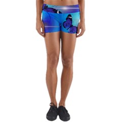 Butterfly Animal Insect Yoga Shorts