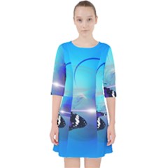 Butterfly Animal Insect Pocket Dress