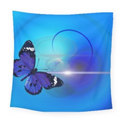 Butterfly Animal Insect Square Tapestry (large)