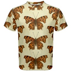 Butterflies Insects Pattern Men s Cotton Tee