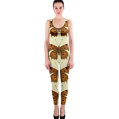 Butterflies Insects Pattern One Piece Catsuit by HermanTelo