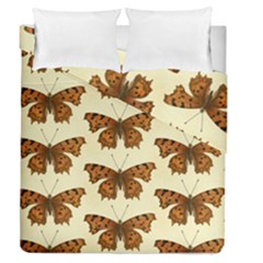 Butterflies Insects Pattern Duvet Cover Double Side (queen Size) by HermanTelo