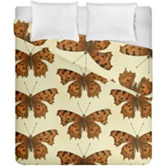 Butterflies Insects Pattern Duvet Cover Double Side (california King Size)