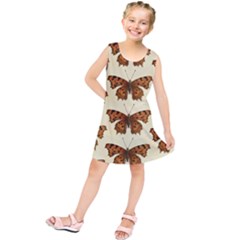 Butterflies Insects Pattern Kids  Tunic Dress