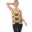 Butterflies Insects Pattern Chiffon Cami View1