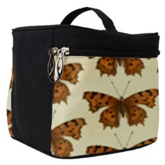 Butterflies Insects Pattern Make Up Travel Bag (small)