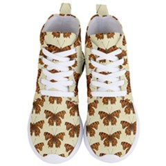 Butterflies Insects Pattern Women s Lightweight High Top Sneakers