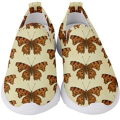 Butterflies Insects Pattern Kids  Slip On Sneakers