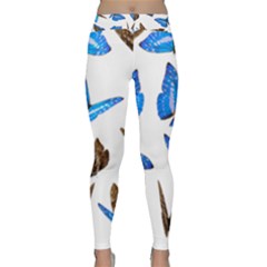 Butterfly Unique Background Classic Yoga Leggings