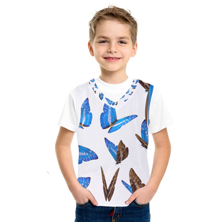 Butterfly Unique Background Kids  SportsWear