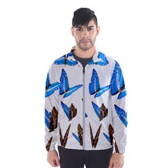 Butterfly Unique Background Men s Windbreaker