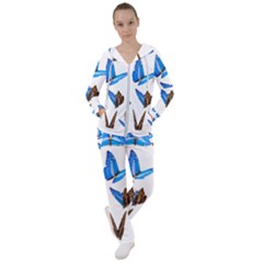 Butterfly Unique Background Women s Tracksuit