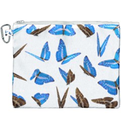 Butterfly Unique Background Canvas Cosmetic Bag (xxxl) by HermanTelo