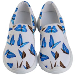 Butterfly Unique Background Kids  Lightweight Slip Ons