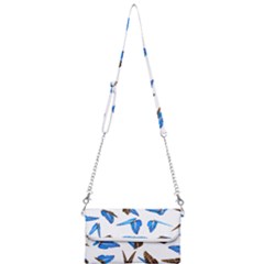 Butterfly Unique Background Mini Crossbody Handbag