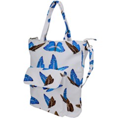 Butterfly Unique Background Shoulder Tote Bag by HermanTelo