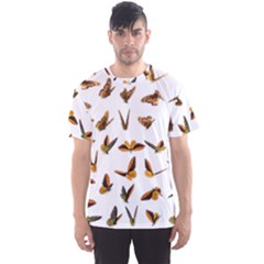 Butterflies Insect Swarm Men s Sports Mesh Tee