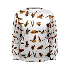 Butterflies Insect Swarm Women s Sweatshirt