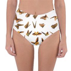 Butterflies Insect Swarm Reversible High-waist Bikini Bottoms by HermanTelo