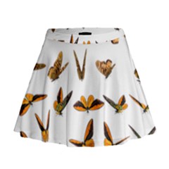 Butterflies Insect Swarm Mini Flare Skirt by HermanTelo