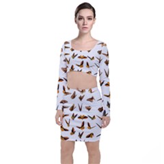 Butterflies Insect Swarm Top And Skirt Sets by HermanTelo