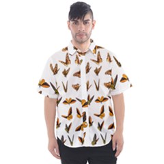 Butterflies Insect Swarm Men s Short Sleeve Shirt