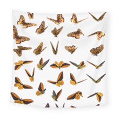 Butterflies Insect Swarm Square Tapestry (large) by HermanTelo