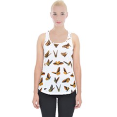 Butterflies Insect Swarm Piece Up Tank Top