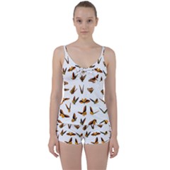 Butterflies Insect Swarm Tie Front Two Piece Tankini