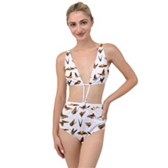 Butterflies Insect Swarm Tied Up Two Piece Swimsuit