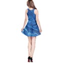 Blue Pattern Texture Art Reversible Sleeveless Dress View2