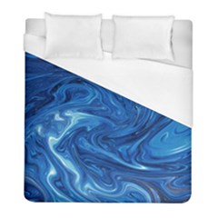 Blue Pattern Texture Art Duvet Cover (full/ Double Size)